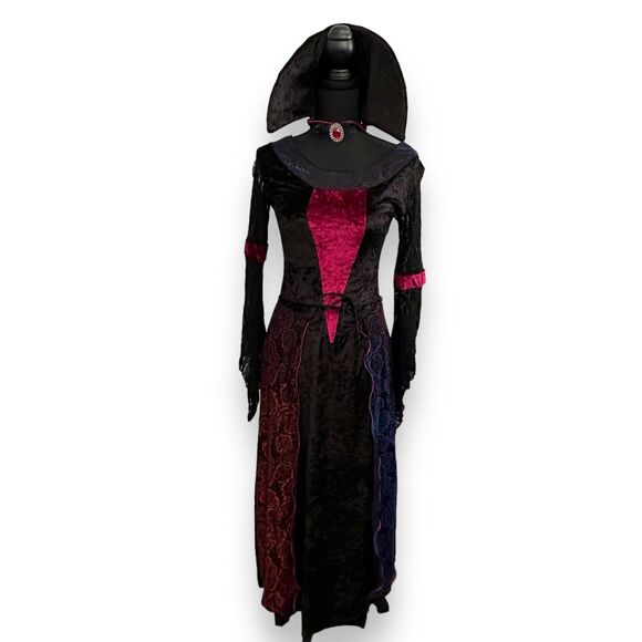 Halloween Dress Renaissance Maiden Vampire Gothic Costume Sz Small/Medium - Picture 1 of 13